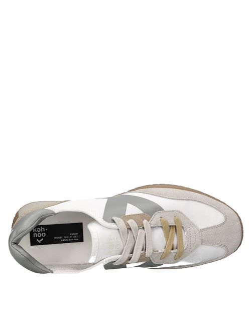 Sneakers in camoscio ecopelle e tessuto KEH NOO | S00KM9313BIANCO-GRIGIO-BEIGE